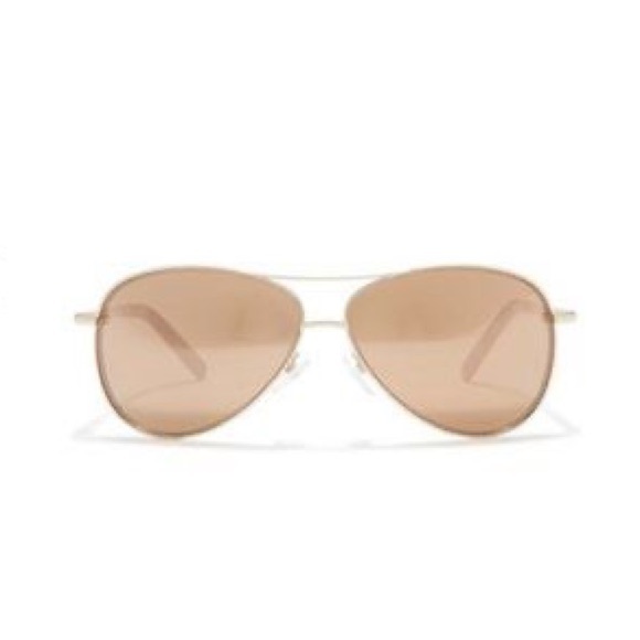 Joe's Jeans Accessories - Joes Jeans Gold Trim Aviator Sunglasses NWT $98